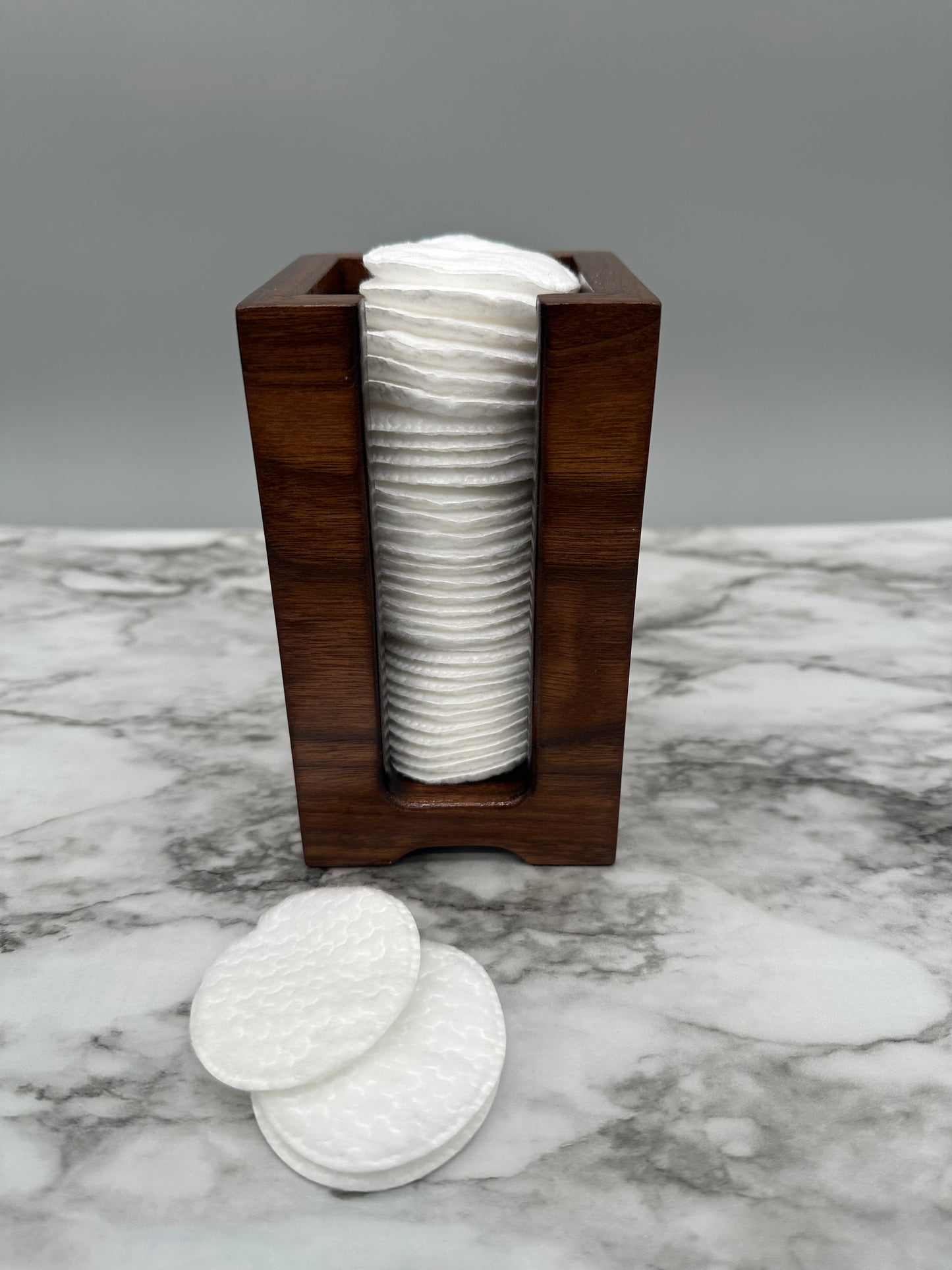 Walnut Hardwood Makeup Brush Holder, Makeup Brush Stand, Artist Brush Storage Box, Makeup Brush Organizer Box
